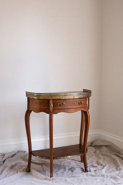 A Stunning French Marble & Brass Timber Console | early 20th cenury