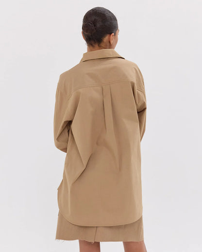 The Classic Pocket Shirt in Italian Wheat