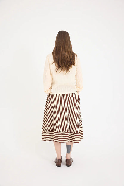 Ash Aline Skirt | Coco Stripe