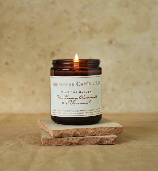 ‘Midnight Garden’ 220mL Candle | Blue Tansey, Chamomile & Peppermint