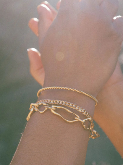 The 'Etta' Gold Chain Bracelet