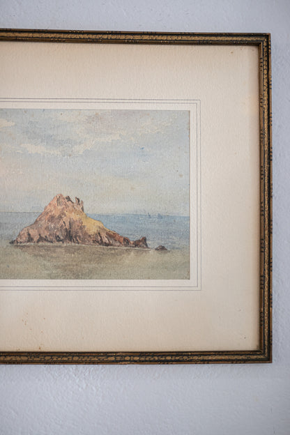 An English Seascape | a lovely antique Watercolour