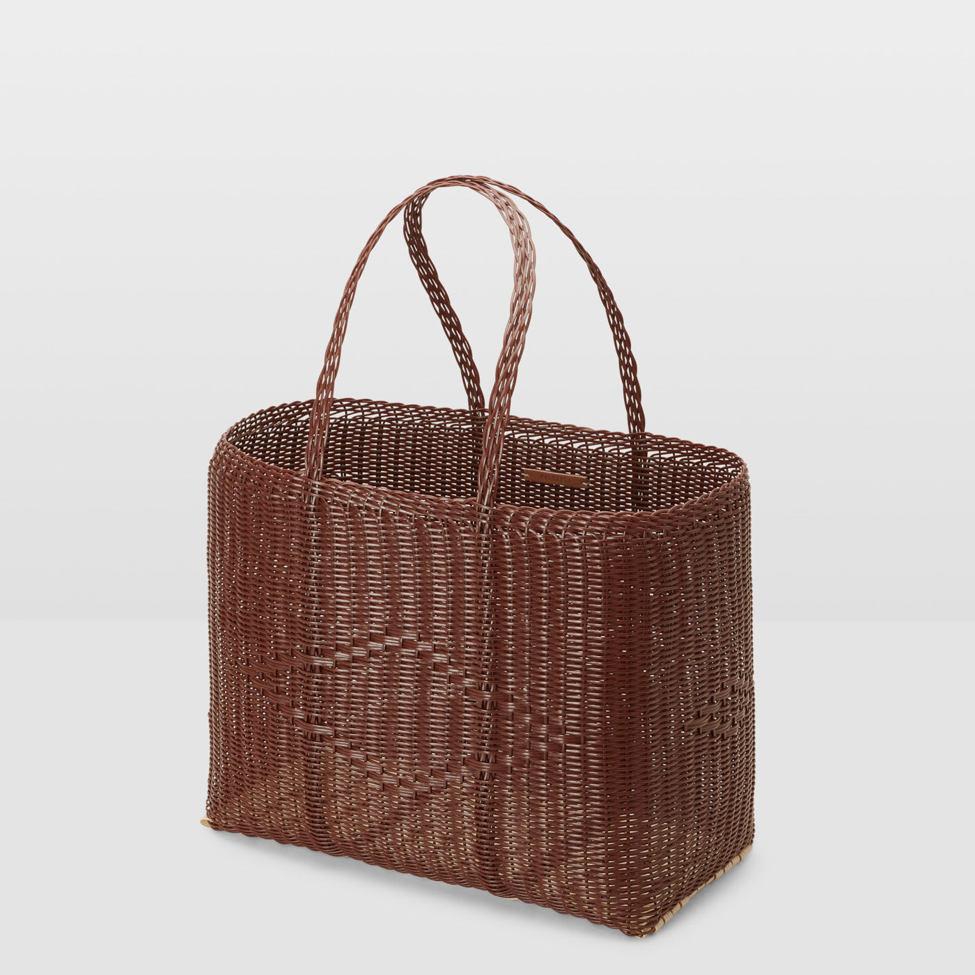 Large Handwoven Palorosa Basket | Chocolate