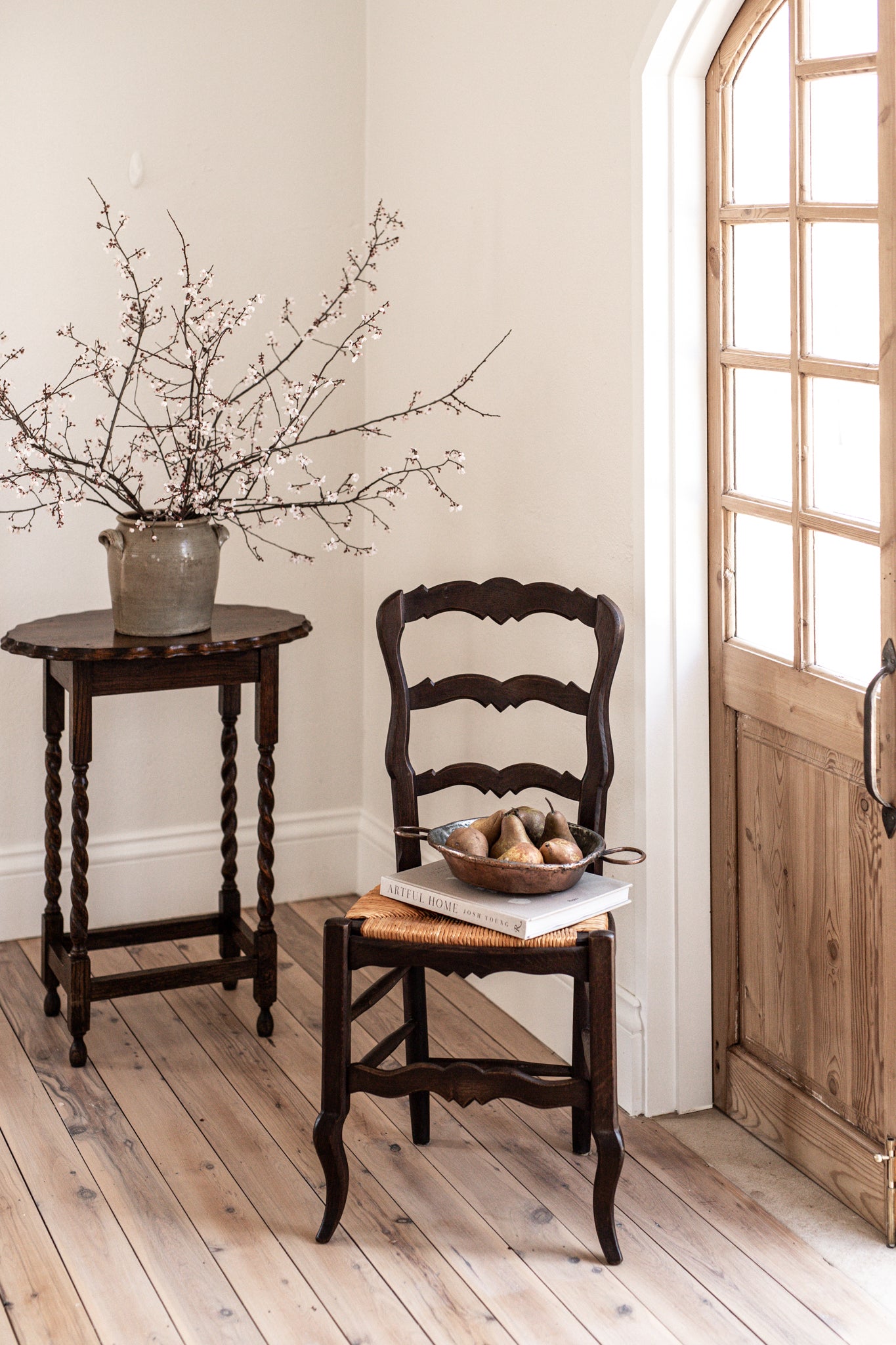 Antique French Oak Chairs