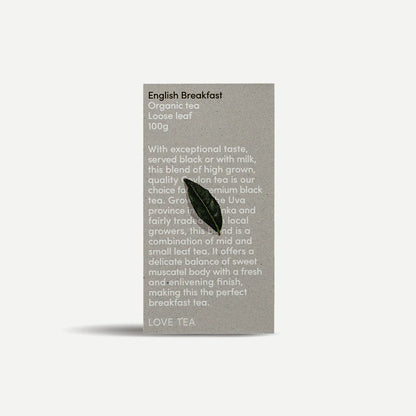 English Breakfast Loose Leaf Tea
