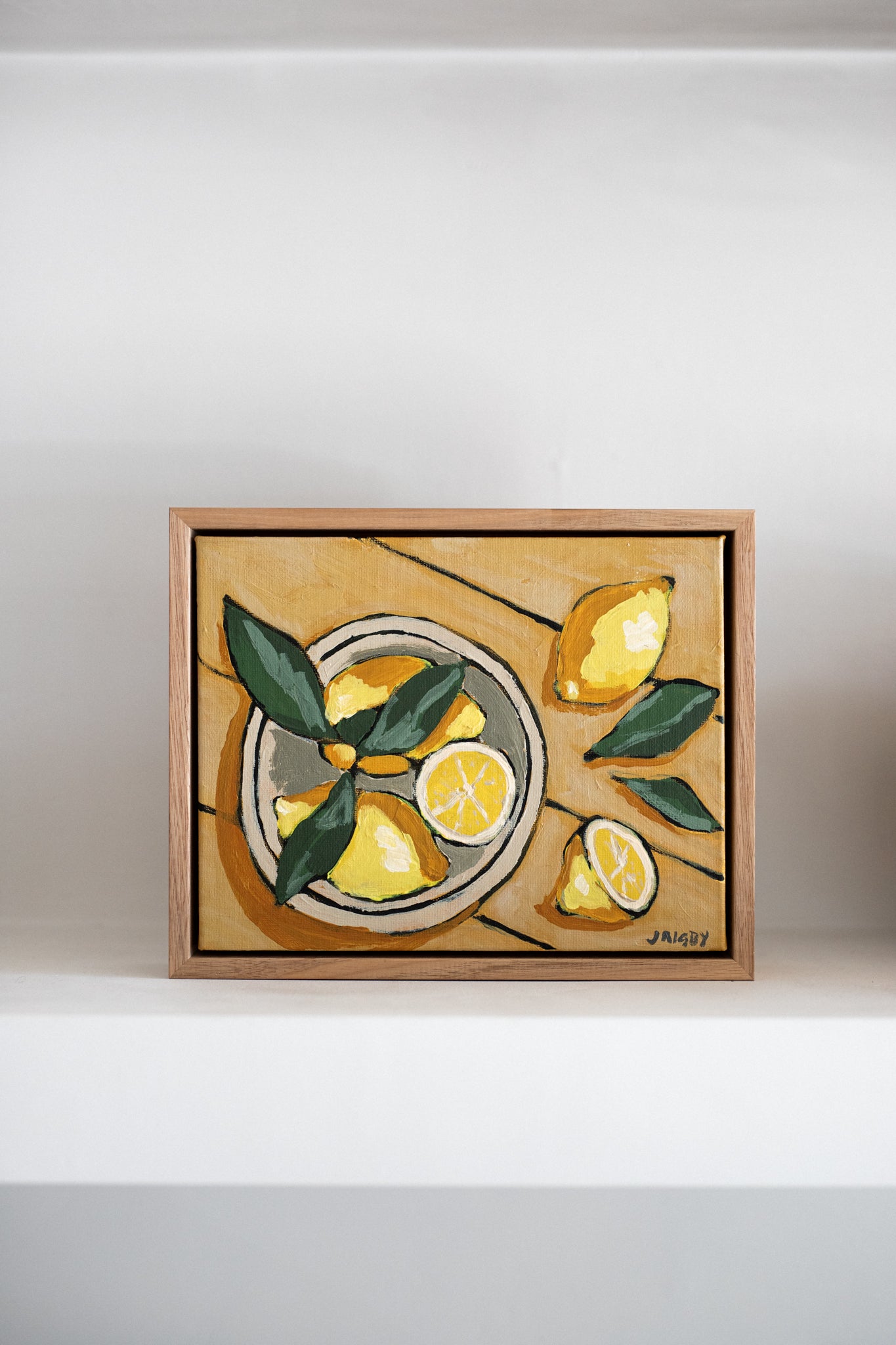 'Ochre and Lemons' | Original artwork