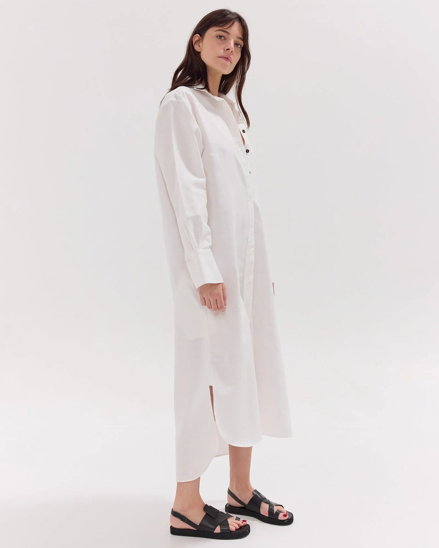 The Shirt Dress | White