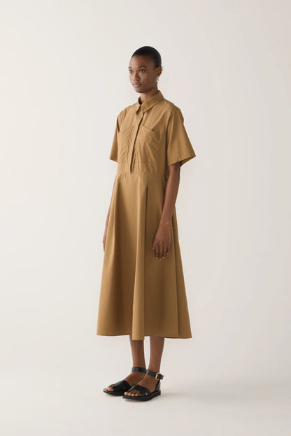 Calliope Dress in Cocoa Cotten Tencel