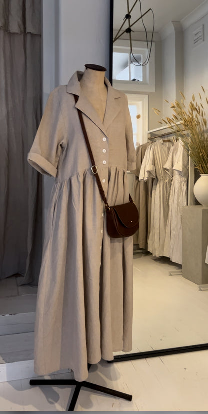 Linen Sienna Midi Dress