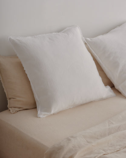 Linen Pillowcase in Euro Sham | 'Ayrton'