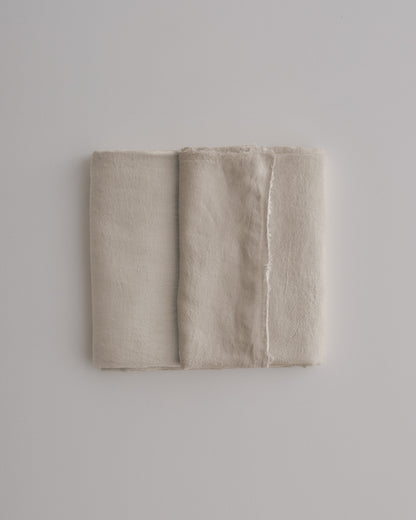 Linen Flat Sheet in Double | 'Sable'