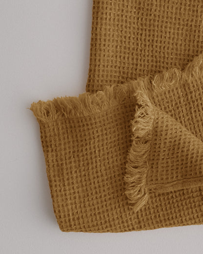 Linen Waffle Hand Towel | 'Russo'