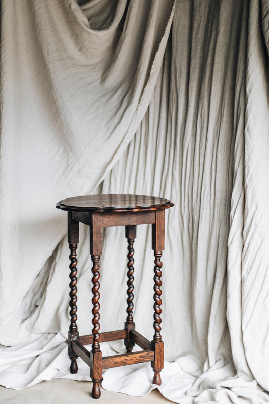 A lovely Antique Barley Twist Side Table