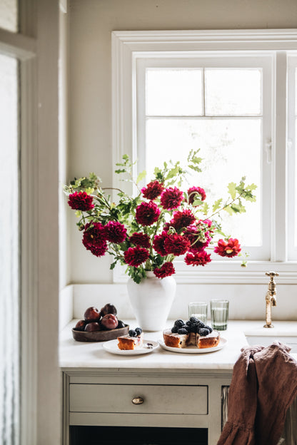 Ceramic Clay Vase in White | N.2