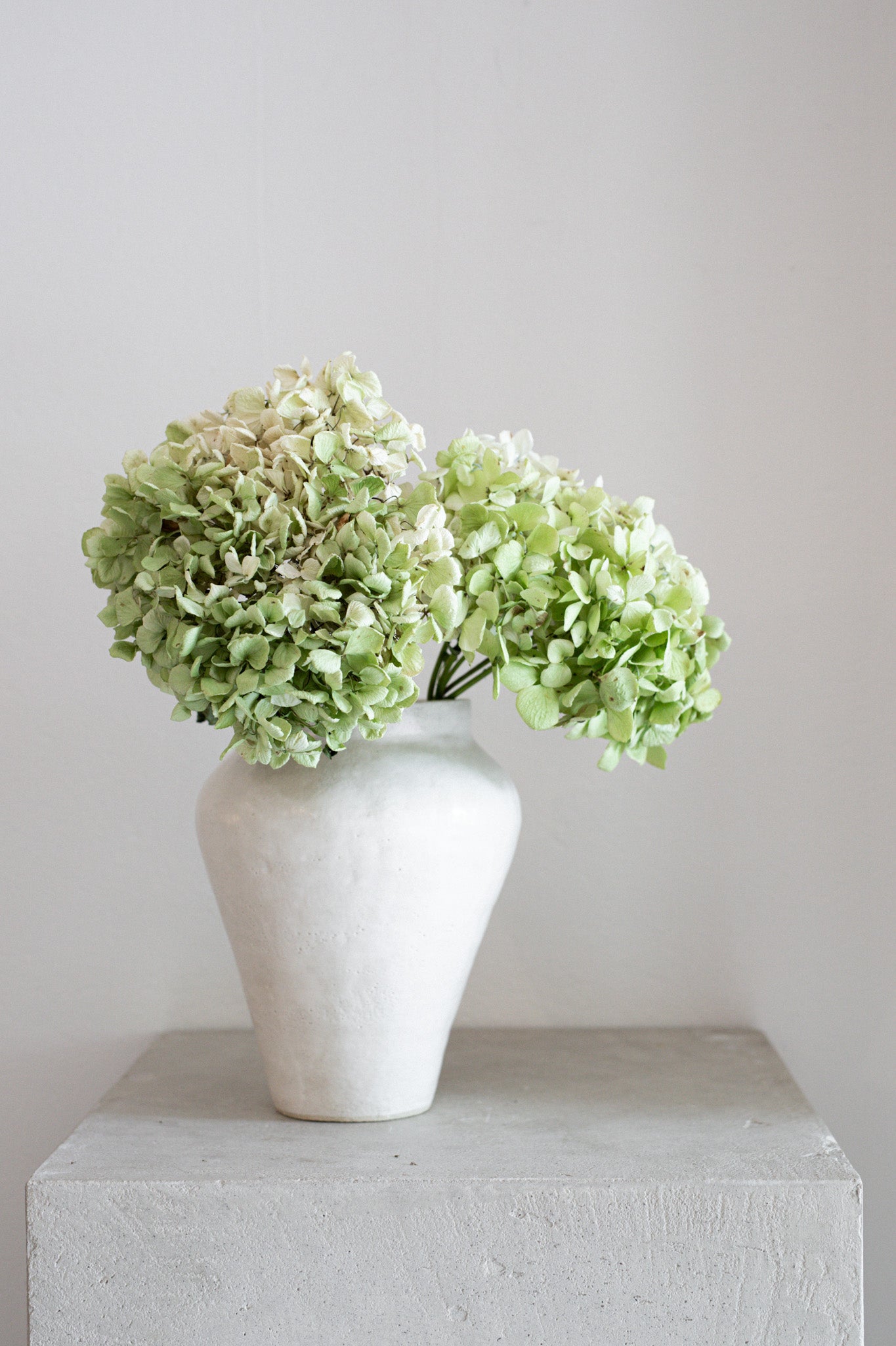 Ceramic Clay Vase in White | N.2