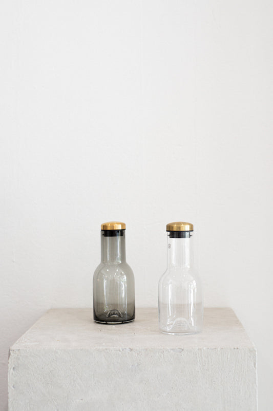 Water Bottle with Brass Lid