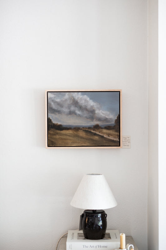 'Cloudy Sky in the Countryside' | Oil on LInen