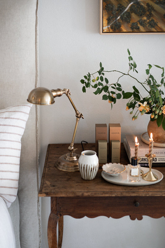 A Lovely Brass Desk Table Lamp