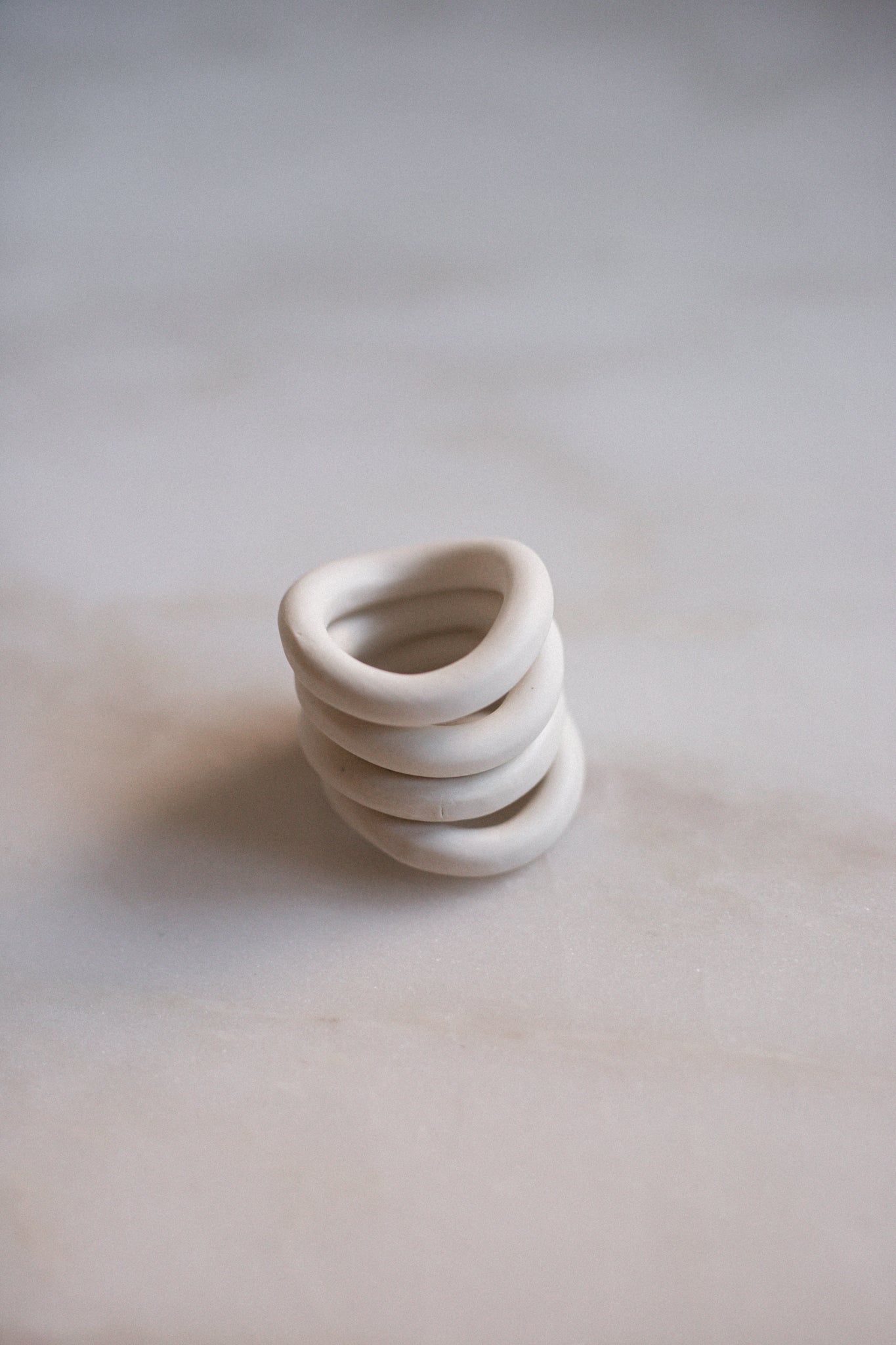 Ceramic Napkin Rings Minimal