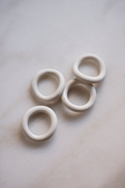 Ceramic Napkin Rings Minimal