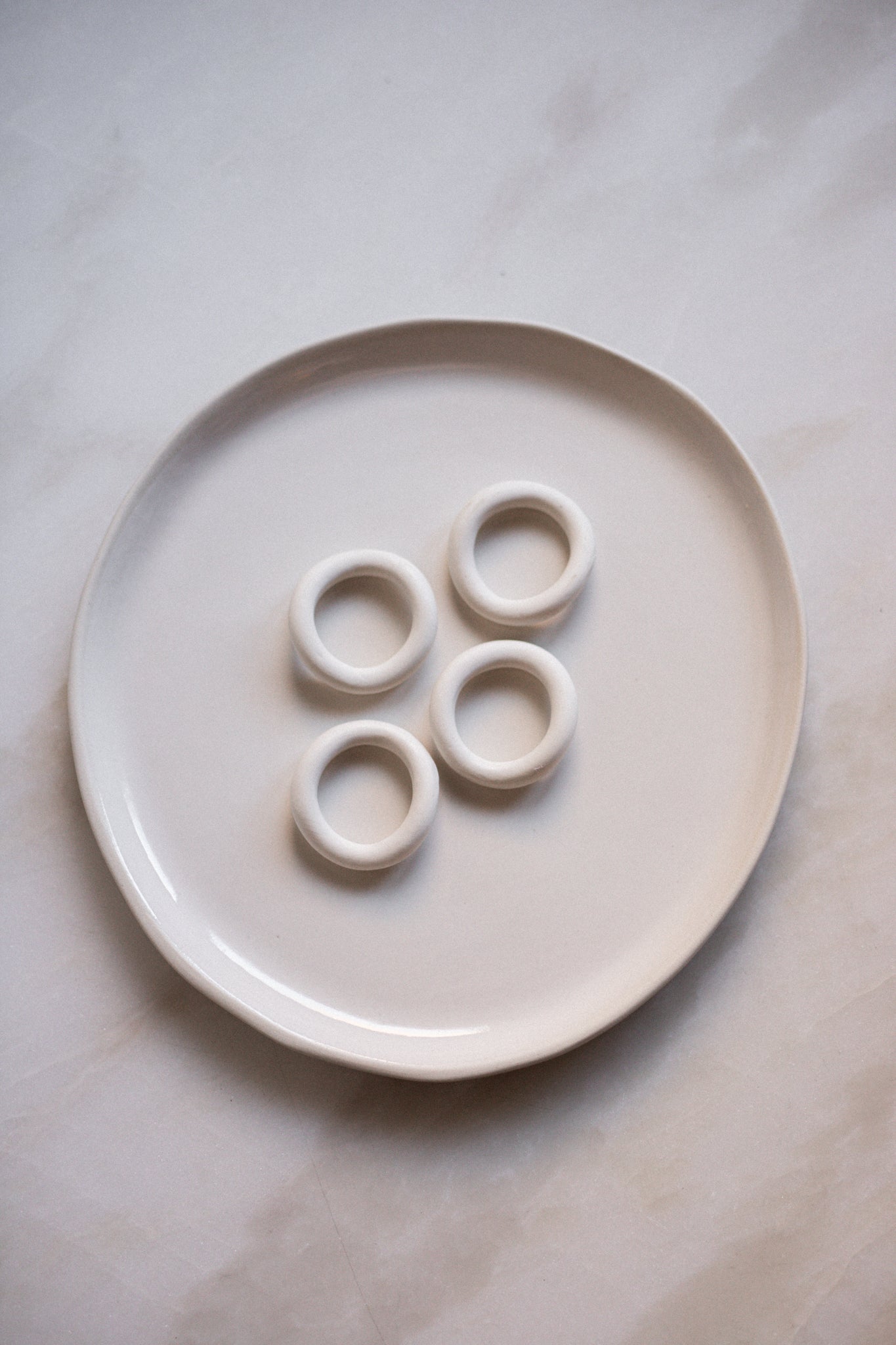 Ceramic Napkin Rings Minimal