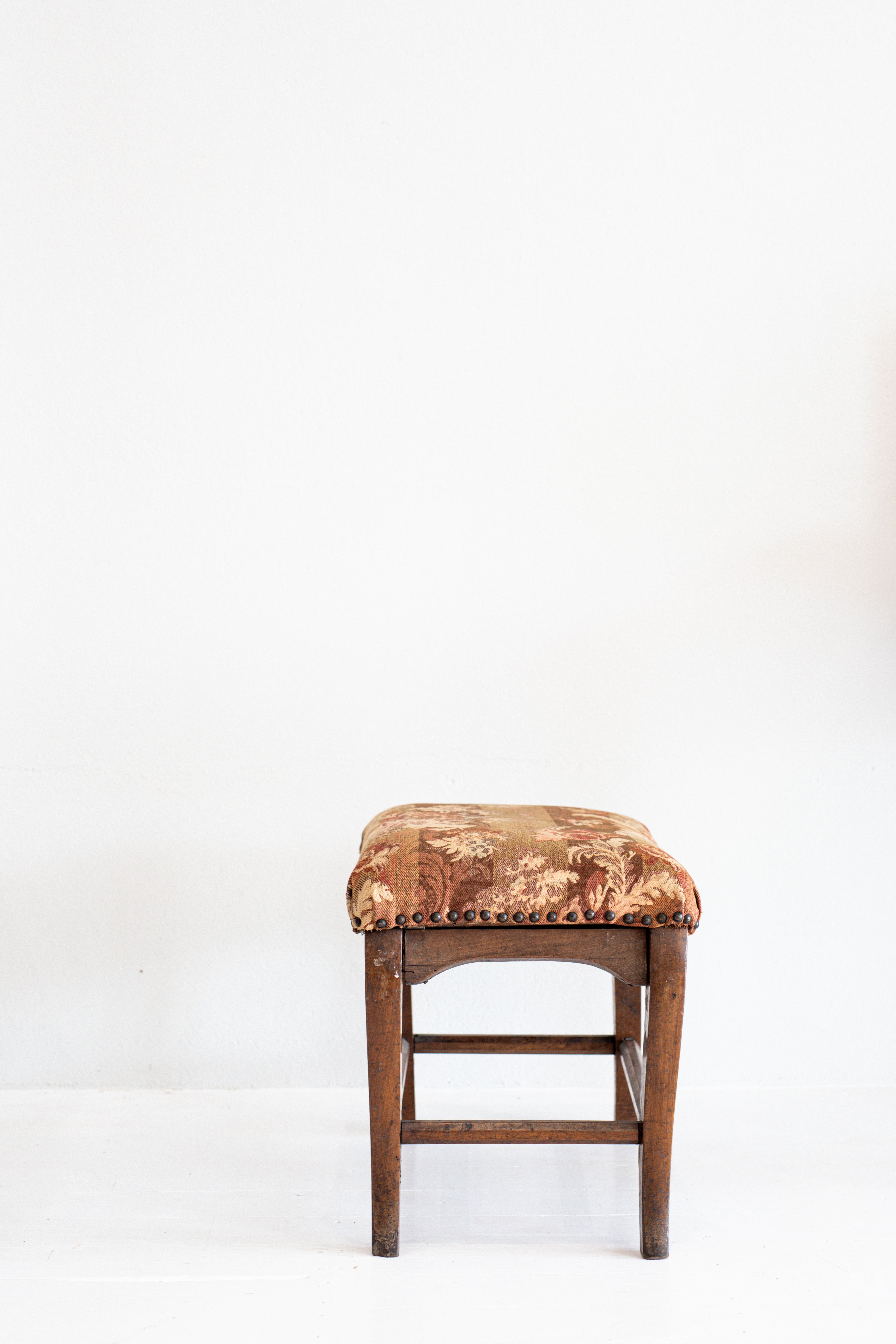 Vintage upholstered online stool