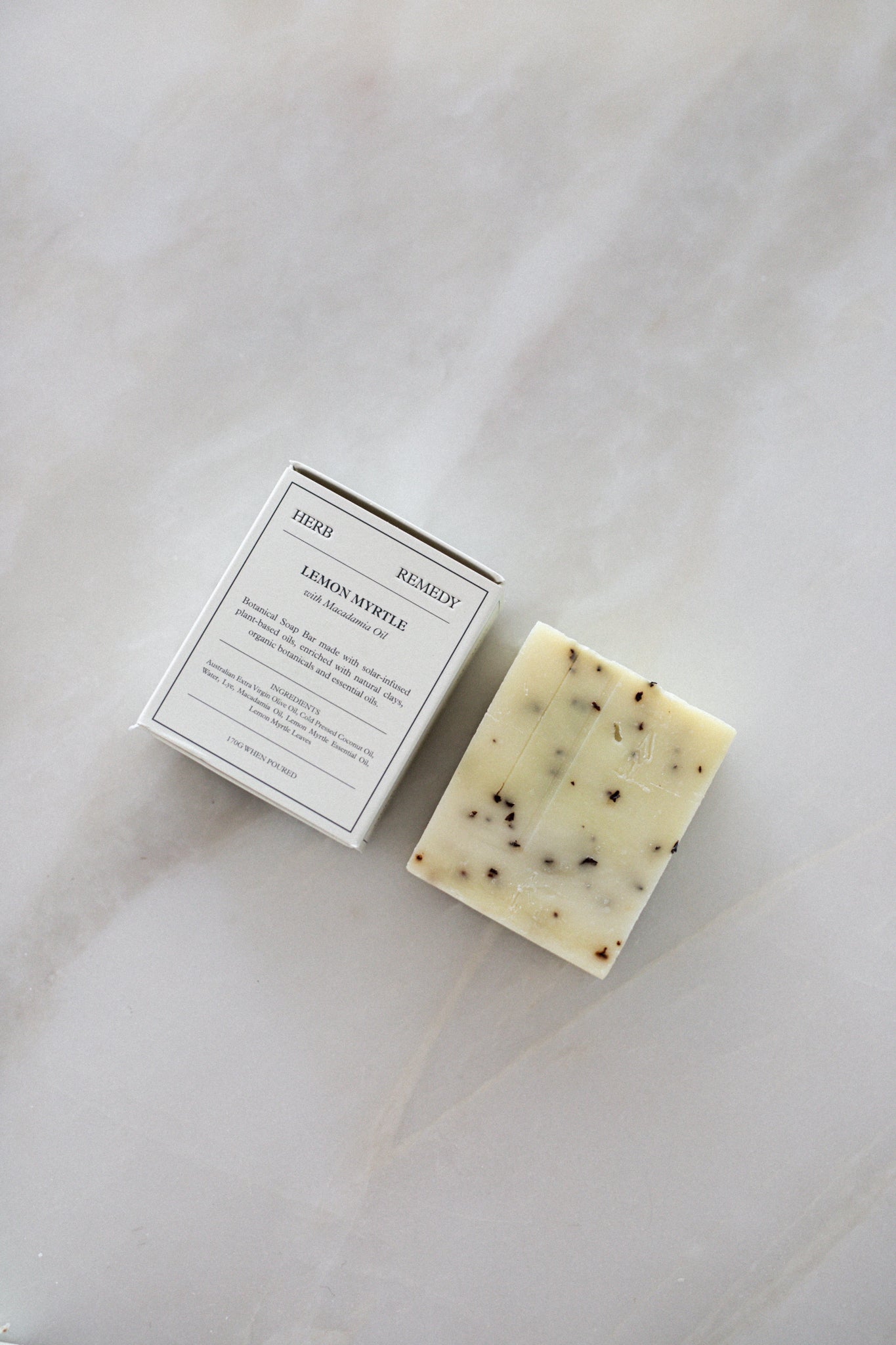 Botanical Soap Bar | Lemon Myrtle & Macadamia Oil