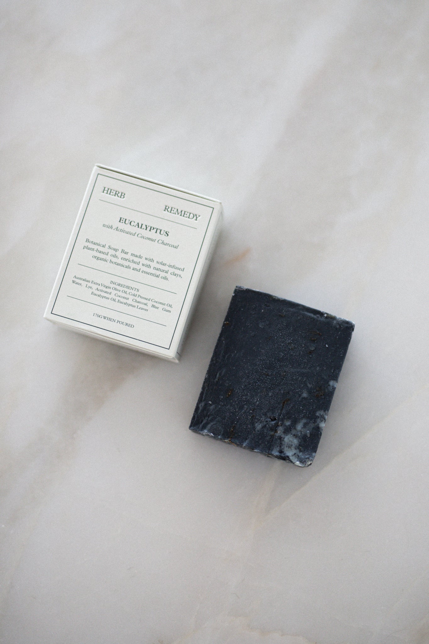 Botanical Soap Bar | Eucalyptus & Coconut Charcoal