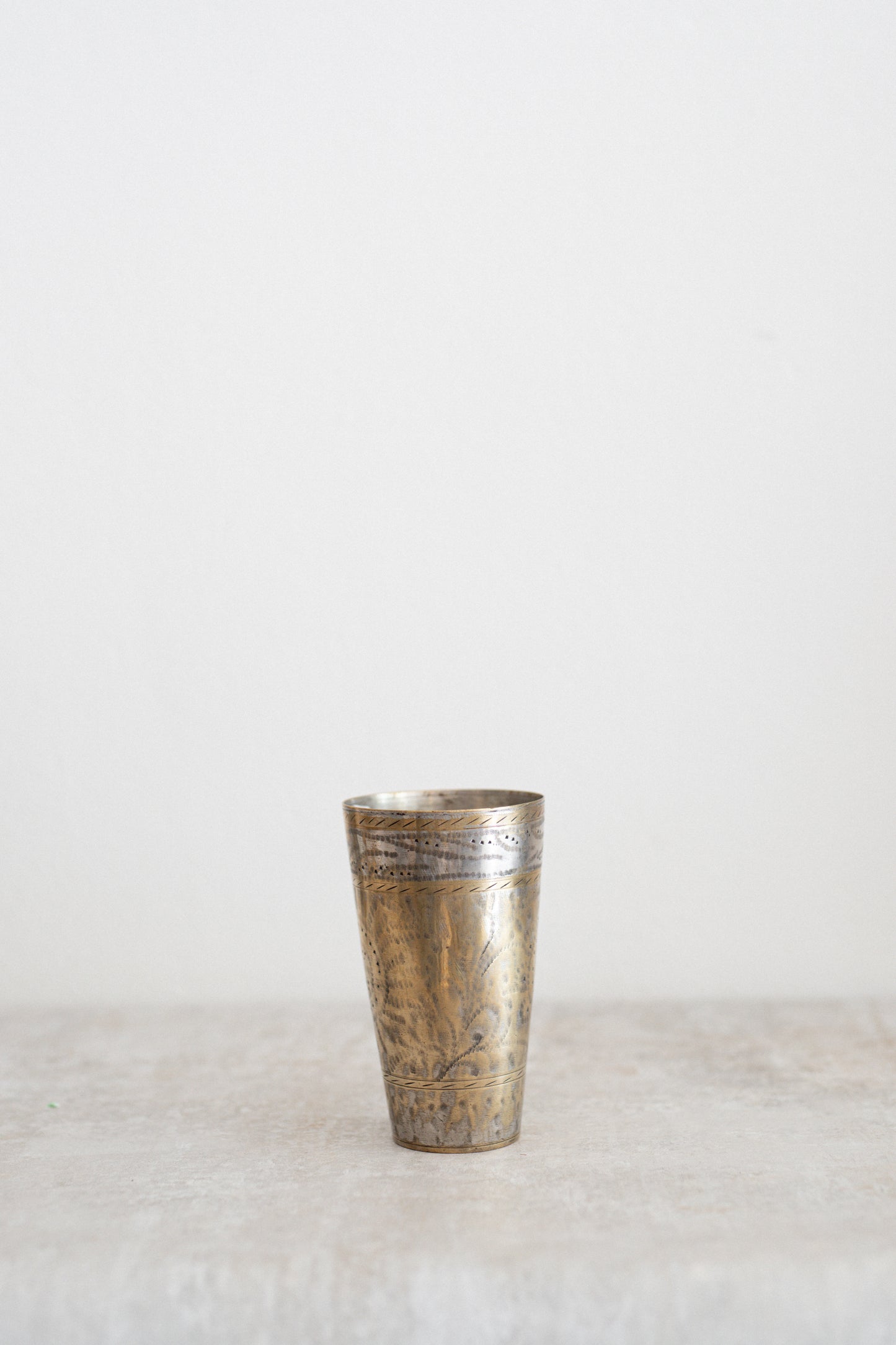 Vintage Brass Cup