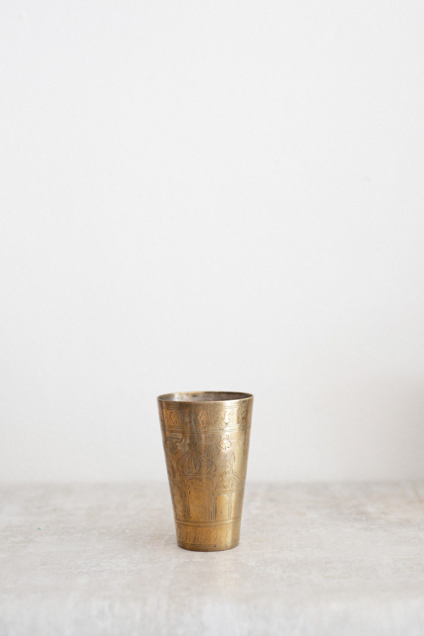 Vintage Brass Cup