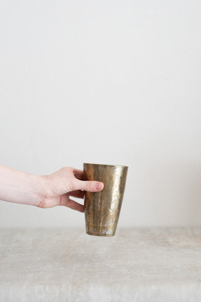 Vintage Brass Cup