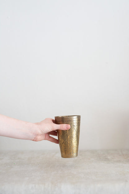 Vintage Brass Cup