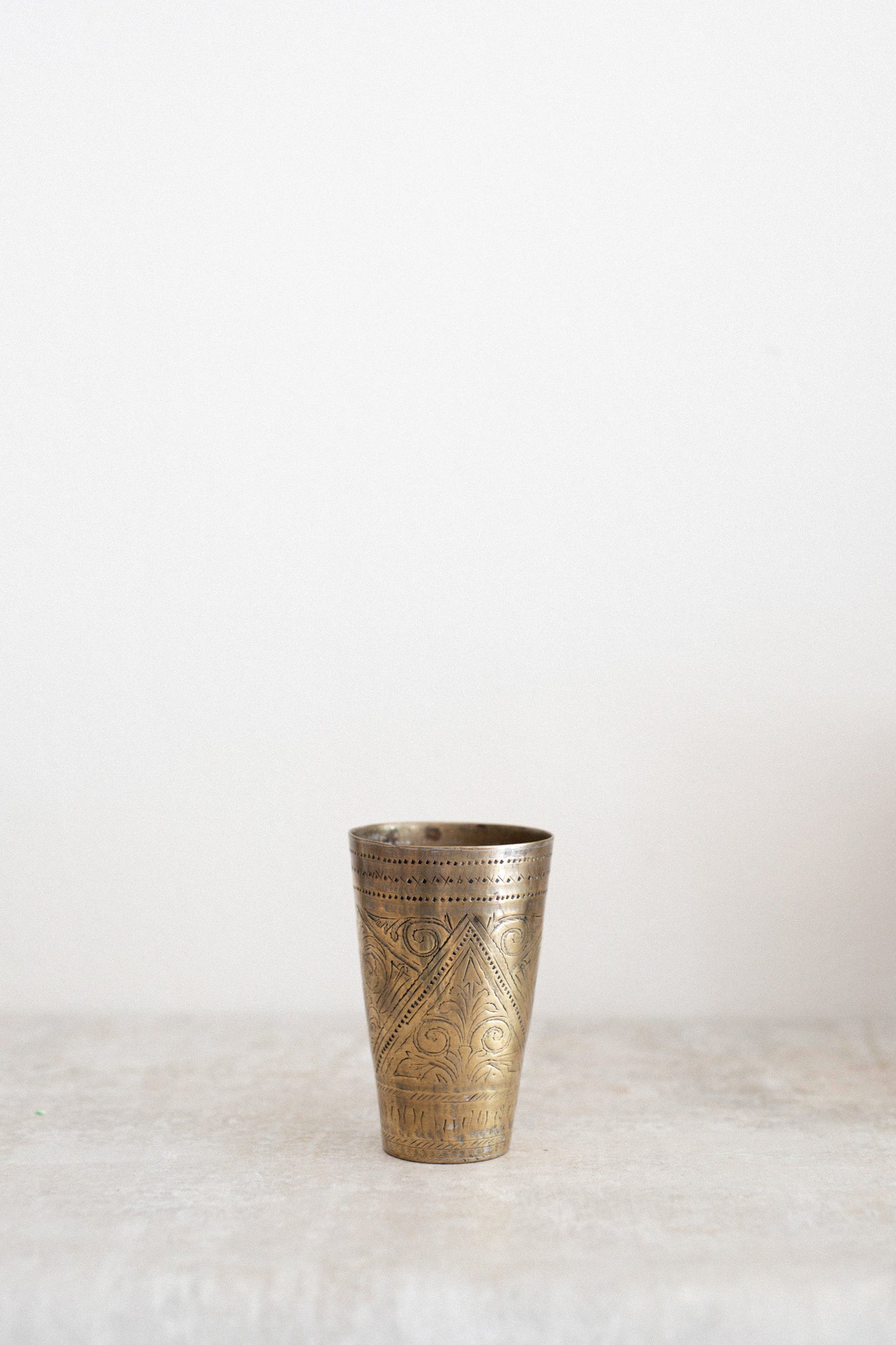 Vintage Brass Cup