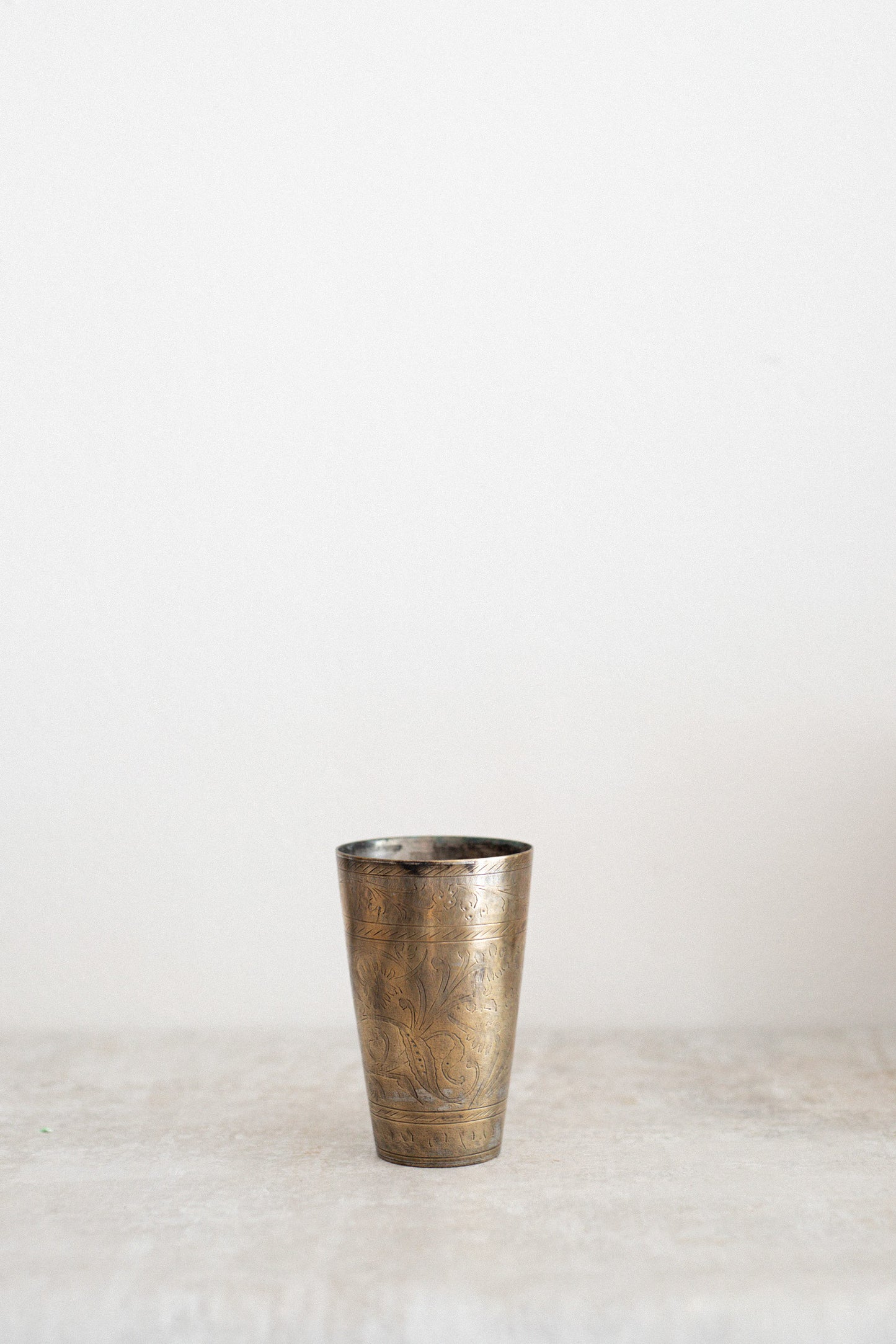 Vintage Brass Cup