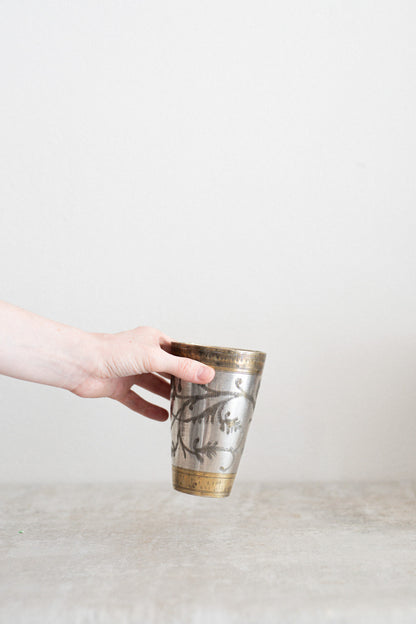 Vintage Brass Cup