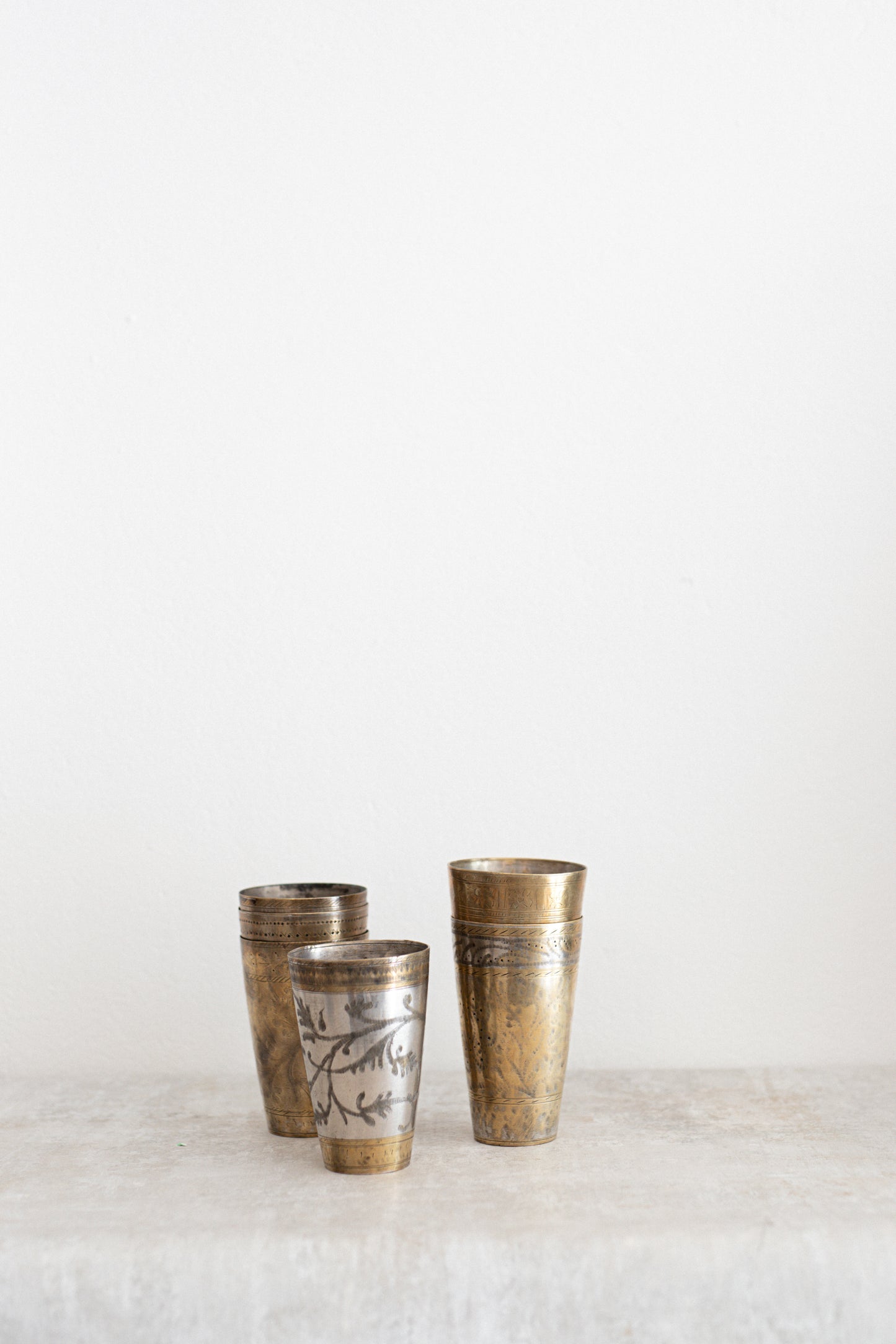 Vintage Brass Cup