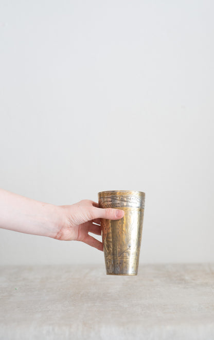 Vintage Brass Cup