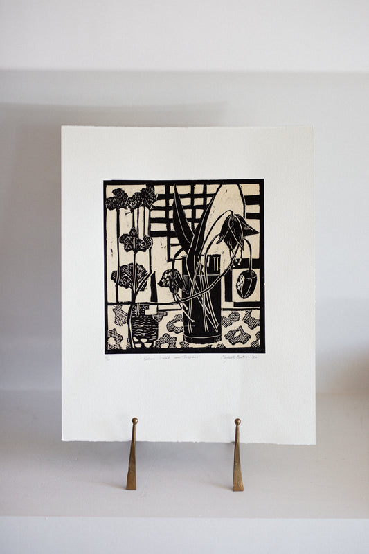 Tulip Still life Limited Edition Woodblock Print