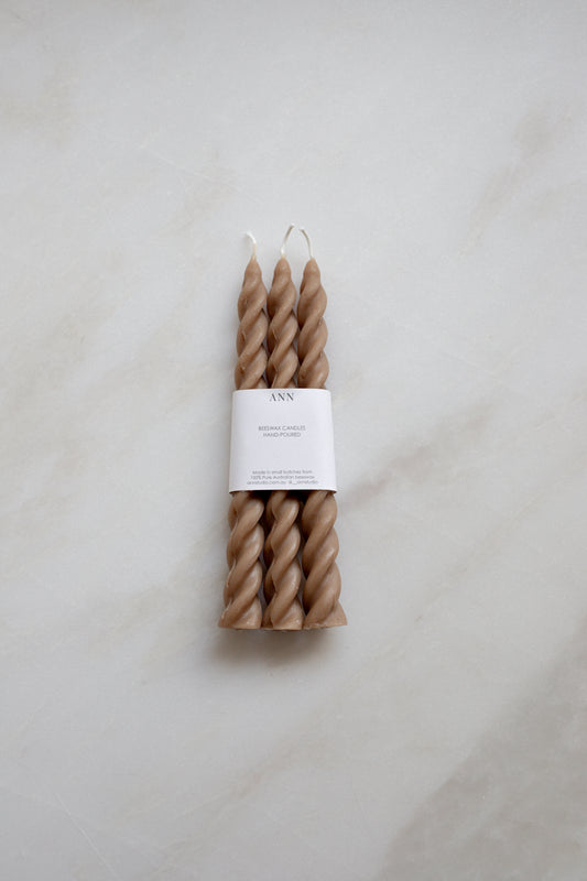 Spiral Candle Set of 3 Candles | Eucalyptus