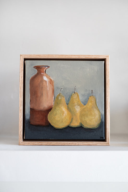 BOTTIGLIA E PERE | A Small Still Life