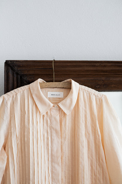 The Dot Shirtdress | Pale Peach