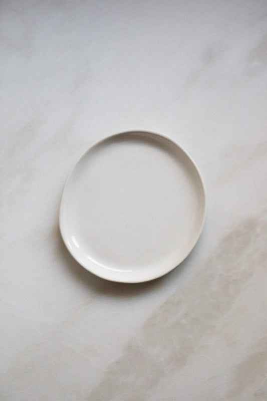 Ceramic Bread Plate | Classic White