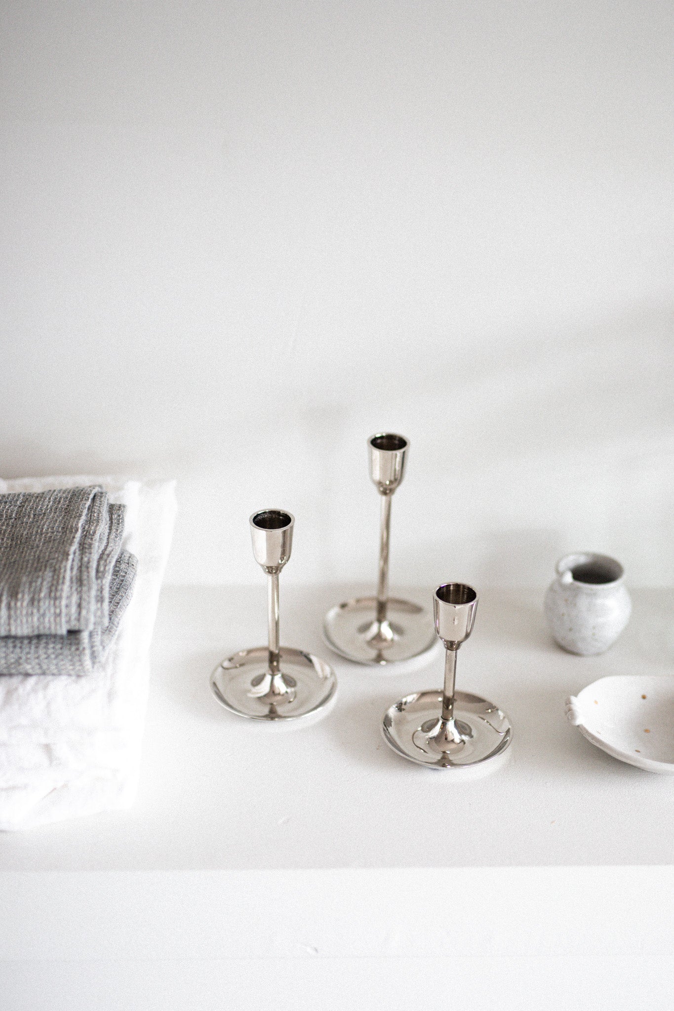 Heirloom Nickel Candlesticks