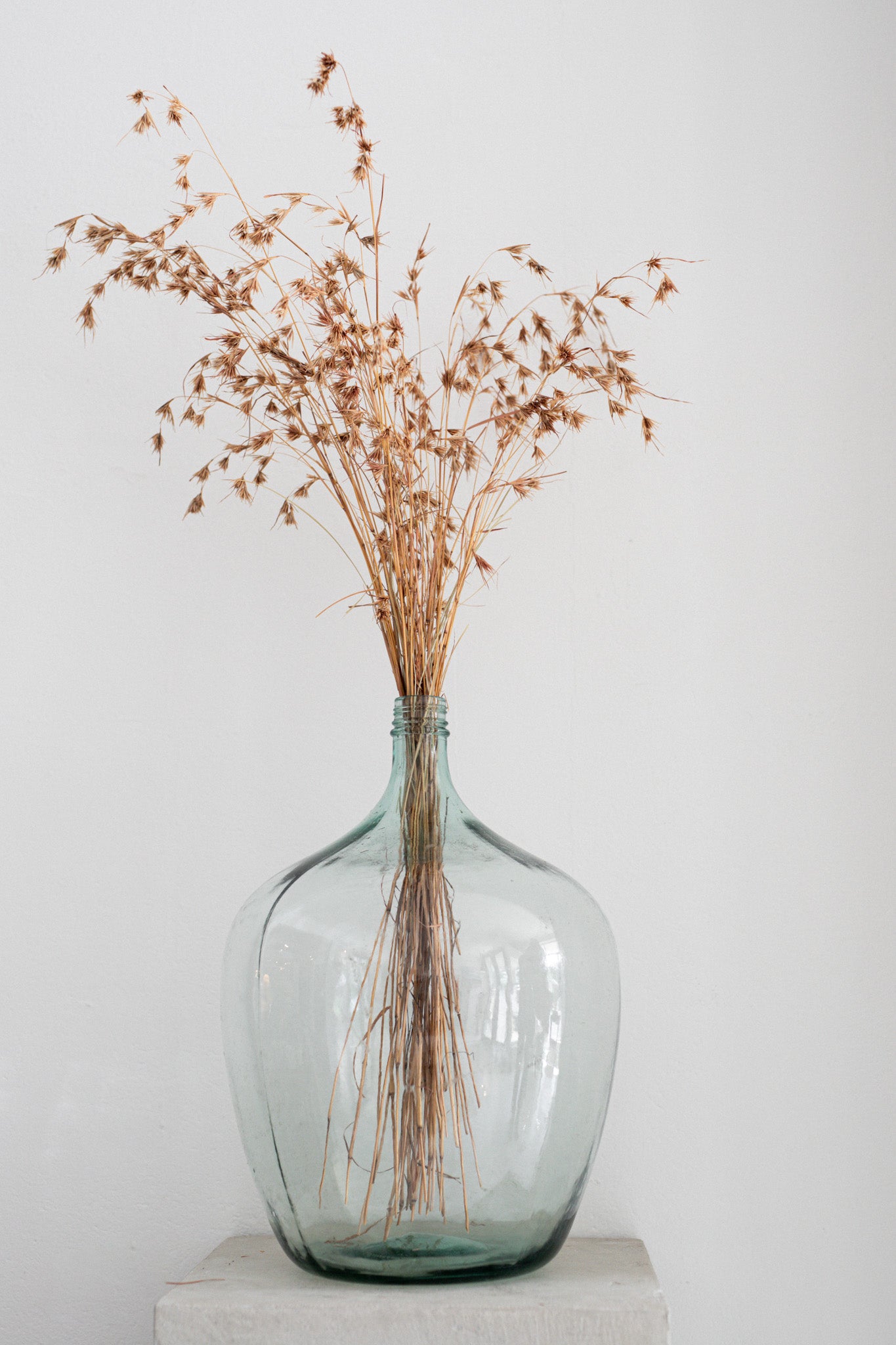 Vintage French Glass demijohn Bottle N.3