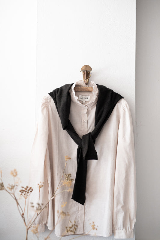 The Jane Frill Blouse | Sand