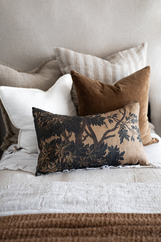 A beautiful 'Golden Tapestry' Linen Cushion
