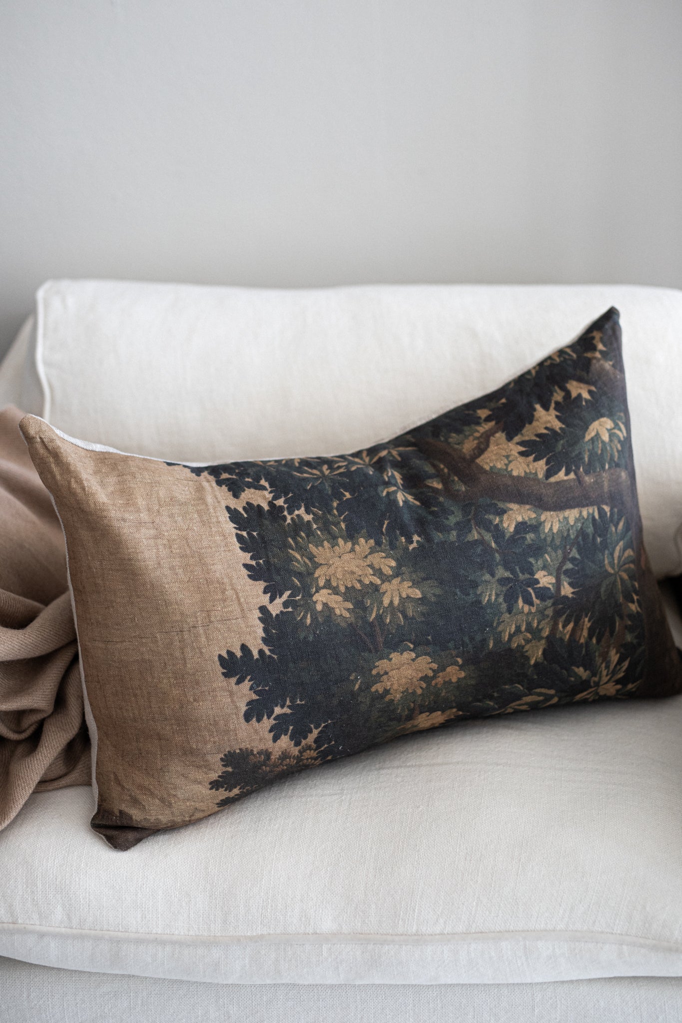 A beautiful 'Golden Tapestry' Linen Cushion