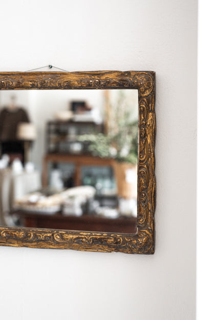 Antique 19th century Gesso Mirror
