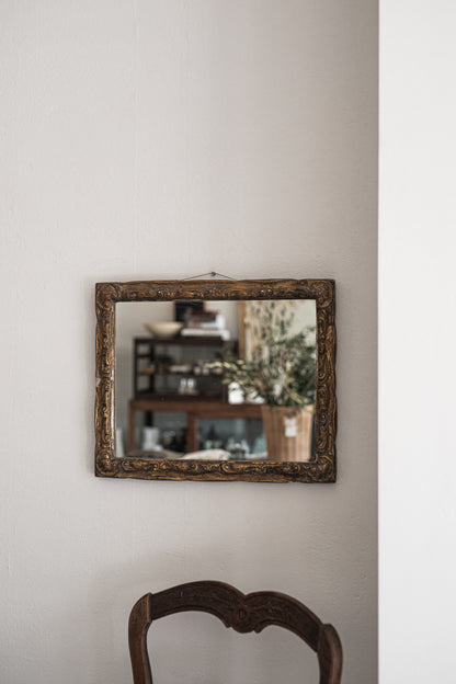 Antique 19th century Gesso Mirror