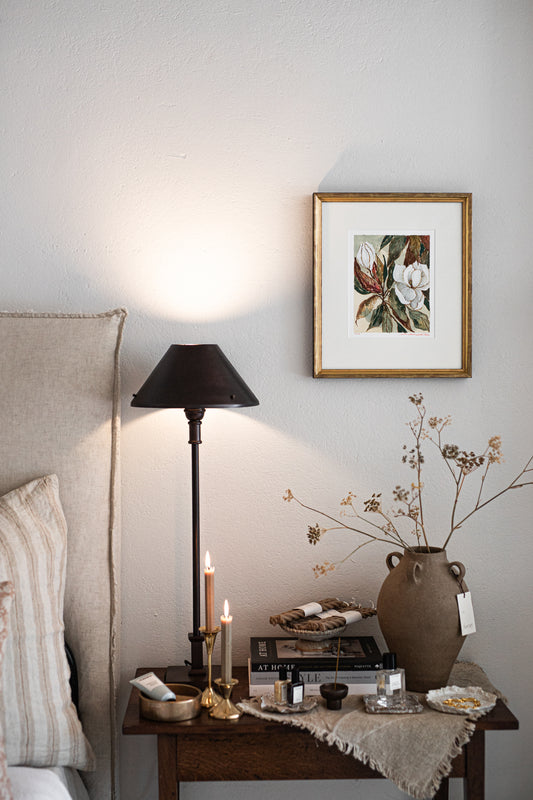 A Luxury Table Lamp in Bronze